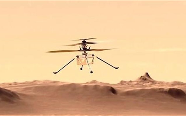 Τα πρώτα βίντεο του drone της NASA στον Άρη που το δείχνουν να πετάει