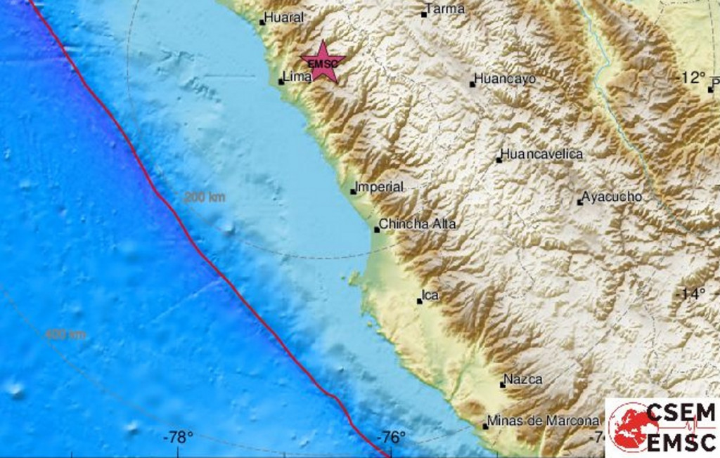 Περού – Σεισμός 5,6 βαθμών στην πρωτεύουσα Λίμα