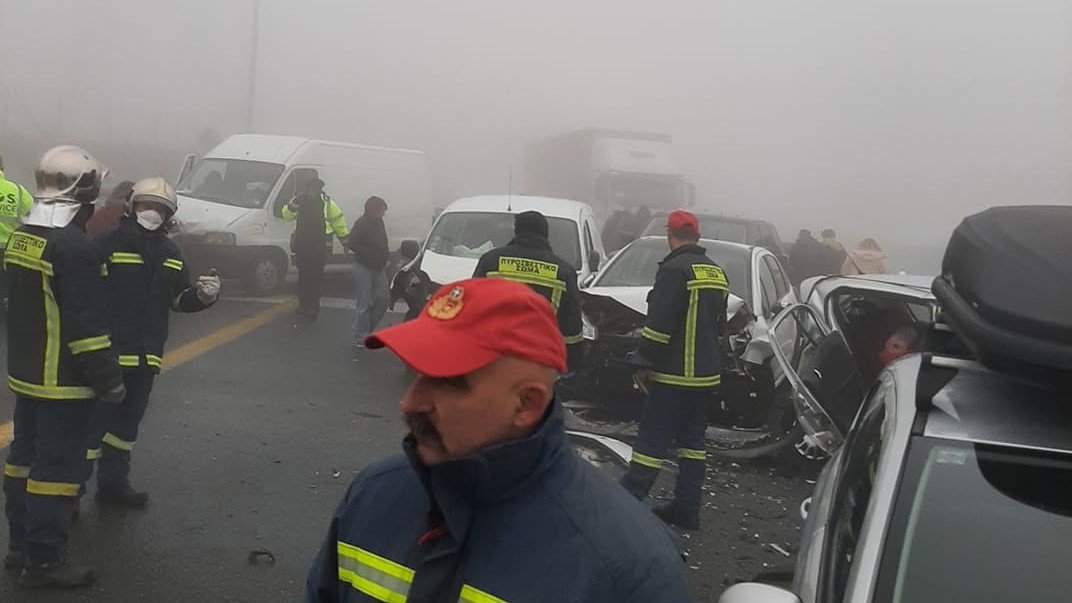 Εγνατία Οδός: Απίστευτο ατύχημα με καραμπόλα 50 οχημάτων