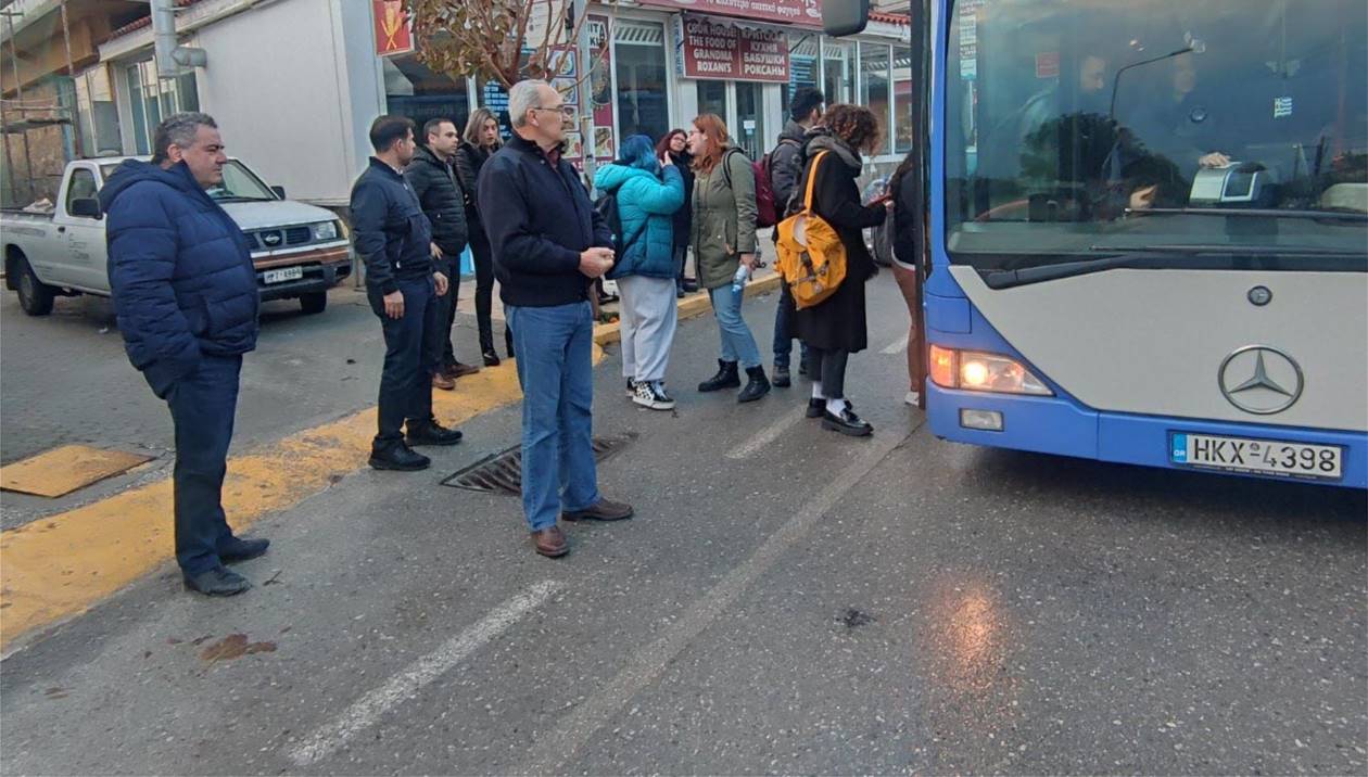 Ηράκλειο: Με μία λεωφοριακή γραμμή οι κάτοικοι της ευρύτερης περιοχής του Γαζίου πλέον στο ΠΑΓΝΗ