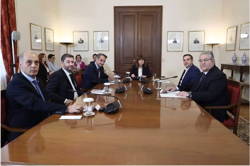Live: Η σύσκεψη των πολιτικών αρχηγών υπό την Πρόεδρο της Δημοκρατίας, Κατερίνα Σακελλαροπούλου