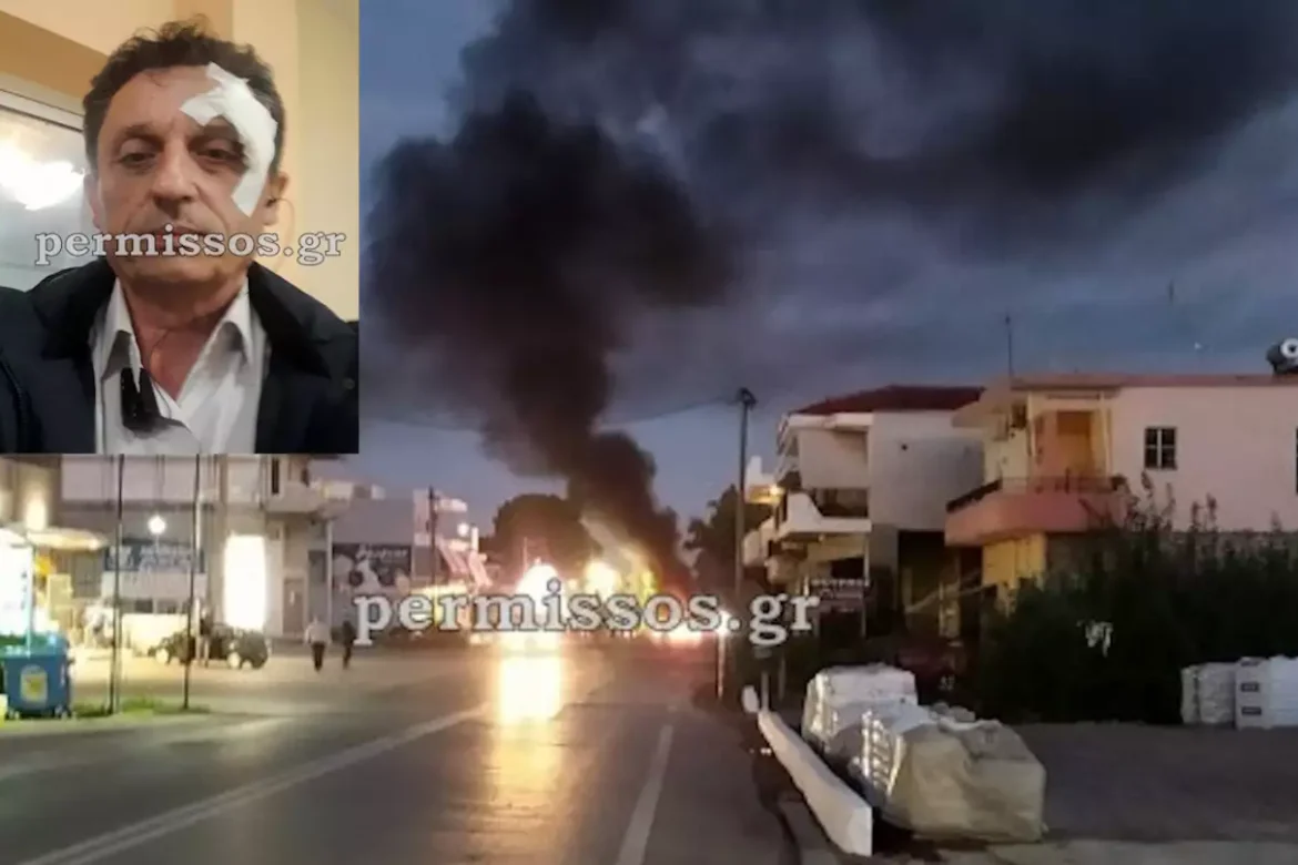 Επεισόδια με Ρομά και στην Αλίαρτο – Τραυματίστηκε στο κεφάλι ο δήμαρχος Γιώργος Ντασιώτης