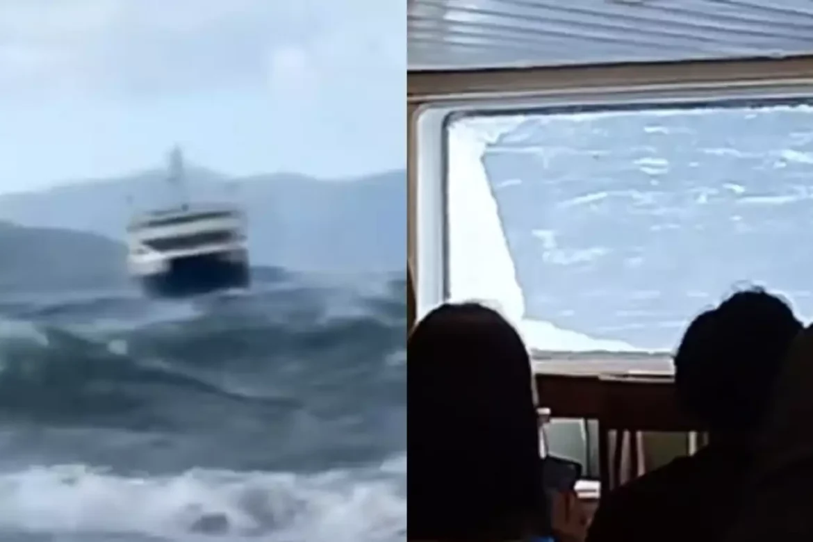 Καιρός – Αίγινα: Σκηνές τρόμου για τους 330 επιβάτες του πλοίου Αχαιός – Γύρισε στον Πειραιά και επέστρεψε